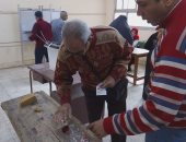 صور.. السيدات وكبار السن يتوافدون على لجان الاستفتاء بالغربية