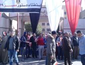 طوابير أمام لجان عين شمس..ونواب: المواطنون حريصون على أداء الواجب الوطنى