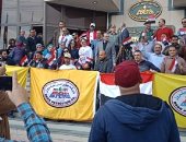 عمال يشاركون "اليوم السابع" بصور من لجان الاستفتاء بمدينة نصر 