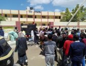 صور.. إقبال الناخبين بمدينة الحمام فى مطروح لليوم الثانى للاستفتاء