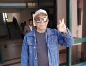 هادي الجيار يدلي بصوته في الاستفتاء على التعديلات الدستورية بمدينة الإنتاج