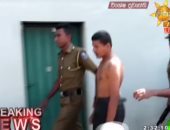 شاهد ..لحظة القبض على أحد المشتبه بهم فى تفجيرات سريلانكا