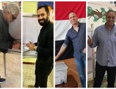 لا صوت يعلو فوق صوت الوطن.. ثورة رياضية فى حب مصر بثانى أيام الاستفتاء على التعديلات الدستورية.. خالد بيبو والقيصر والصخرة وجريشة أبرز الحضور.. حطب والششتاوى يصوتان بلجنة واحدة.. ورؤساء الاتحادات فى الصورة