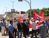 صور .. مسيرات حاشدة للتربية والتعليم بالأقصر والضرائب العقارية ببنى سويف