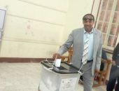 جمال محمد على  يصوت بنعم على التعديلات الدستورية