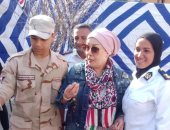 هالة فاخر تدلى بصوتها فى التعديلات الدستورية بمدينتى