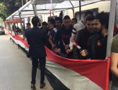 فيديو وصور.. أغانى وطنية أمام لجان الاستفتاء على التعديلات الدستورية بالزمالك