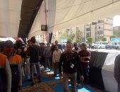 صور.. تزايد إقبال المواطنين على لجان القاهرة الجديدة ثانى أيام الاستفتاء
