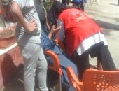 حملة 100 مليون صحة تستقبل المواطنين خلال الاستفتاء بإمبابة