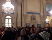 صور.. الكاتدرائية المرقسية بالإسكندرية تحتفل بأحد السعف