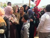 زحام وطوابير على لجان المرج للاستفتاء على التعديلات الدستورية 