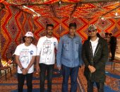 أحمد بدير  يدلى بصوته فى الاستفتاء على التعديلات الدستورية بمدينة 6 أكتوبر