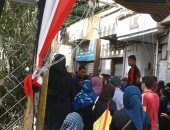 استمرار توافد أهالى الجيزة على اللجان.. ولجنة عمرو بن العاص الأكثر زحامًا