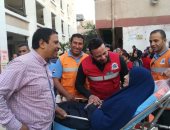 صور.. "إسعاف بنى سويف" تنقل 10 من دار المسنين لمقار اللجان الانتخابية