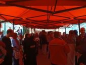 فيديو.. طوابير المواطنين أمام مدرسة التوفيقية بروض الفرج ثالث أيام الاستفتاء