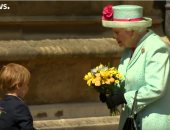 شاهد.. الملكة إليزابيث تحتفل بعيد ميلادها الـ 93