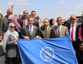 صور.. وفود جامعة قناة السويس تشارك فى التصويت على التعديلات الدستورية