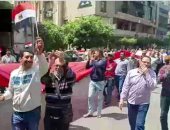 شاهد مسيرات حاشدة انطلقت بشوارع القاهرة بثانى ايام الاستفتاء