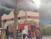 الحماية المدنية تسيطر على حريق بمجمع مصانع مدينة بدر
