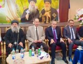 محافظ دمياط تزور كنيسة العذراء مريم لتهنئة الأقباط بعيد القيامة ــ فيديو وصور