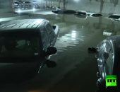شاهد.. غرق عشرات السيارات فى مطار دالاس بالولايات المتحدة بسبب الأمطار
