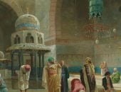 لوحة "الصلاة فى مسجد السلطان حسن" للبيع فى لندن.. اعرف السعر