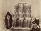 شاهد.. تمثال رمسيس الثانى المكتشف أثناء حفر قناة السويس 1867 