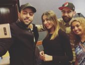"سيلفى" يجمع تامر عاشور وجنات.. هل يجمعهما عمل غنائى جديد ؟