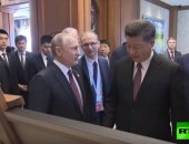 "الحصان الأسطورى وملصق صداقة".. هدايا تبادلها بوتين ورئيس الصين (فيديو)