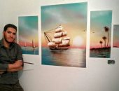 قارئ يشارك "صحافة المواطن" بصور لوحات فنية تبرز موهبته فى الرسم