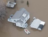 صور.. غرق منازل فى كندا مع ارتفاع منسوب مياه نهر أوتاوا