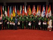 صور.. جامعة كفر الشيخ تكرم 385 شخصاً فى عيدها الـ13