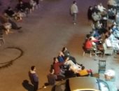 شكوى من احتلال المقاهى للأرصفة بشارع فيكتوريا بحى المنتزة