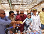 صور.. احتفالات محافظة مطروح بأعياد الربيع بحضور المحافظ على شاطئ روميل