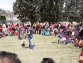 صور.. توافد أهالى المنوفية على الحدائق والمنتزهات للاحتفال بأعياد الربيع