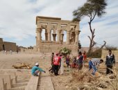 الآثار تنتهى من أعمال تطوير منطقة معبد فيلة الأثرية.. اعرف ماذا تم؟