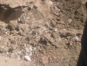 هبوط أرضى بميت سلسيل فى الدقهلية بعمق 3 أمتار 