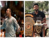 "قصة صور " فلفل وعلى .. أسدين مرمى اليد البيضاء