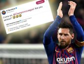 لماذا سخر نادى برشلونة من حساب دوري ابطال اوروبا على "تويتر"؟ 