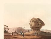 "انها سليمة".. أبو الهول يظهر بأنفه بمزاد عالمى في لندن بمجلد منذ 1804