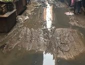 شكوى من كسر ماسورة مياه شرب بشارع بورسعيد بمنطقة شبر الخيمة