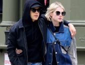 رامى مالك وصديقته فى نيويورك قبل تصوير جيمس بوند 25 