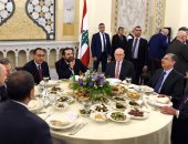  رئيس وزراء لبنان يقيم حفل عشاء على شرف نظيره المصرى 