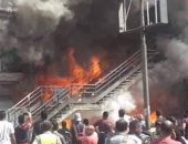 السيطرة على حريق داخل مخزن تابع لحى الهرم دون إصابات   