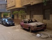 قارئ يرصد سيارة مهملة منذ فترة طويلة فى شارع عمران بالمعادی