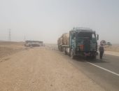 مصرع شخصين وإصابة 17 حصيلة حادث تصادم أتوبيس بشاحنة على صحراوى أسوان