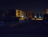 صور..ظلام دامس يسيطر على شارع مدينة زويل بحدائق أكتوبر
