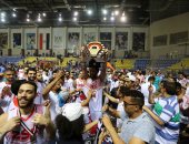 صور.. الزمالك بطلا لدوري السوبر لكرة السلة بعد الفوز على الجزيرة 87 - 66 