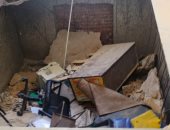 إصابة موظفين فى سقوط أرضية حجرة مديرية الطرق والنقل بالإسكندرية