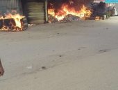 السيطرة على حريق فى أكشاك بجوار مدرستين بالمحلة